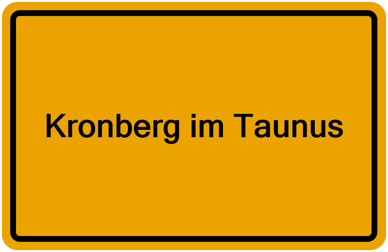 Handelsregister Kronberg im Taunus
